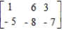 Consider the two-person, zero-sum matrix, strictly determined game. Find the saddle point(s) of the game. Find the optimal strategy for each player. R: row __________ C: column __________ Find the value of the game. Determine whether the game favors one player over the other.