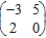 Find the optimal strategies, P and Q, for the row and column players, respectively. Also compute the expected payoff E of the matrix game and determine which player it favors, if any, if the row and column players use their optimal strategies. 