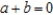 <strong>Find the condition on the numbers a and b such that the table below gives the probability distribution of the random variable X. </strong> A) B) C) D) E)