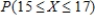 <strong>Suppose a probability distribution of a random variable X is represented by the accompanying histogram. Shade that part of the histogram whose area gives the probability . </strong> A) B) C) D) E)