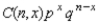 Use the formula to determine the probability of the given event. Round the answer to four decimal places, if necessary. The probability of exactly no failures in four trials of a binomial experiment in which p = The probability is __________.