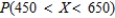 Suppose X is a normal random variable with and . Find the value of .
