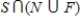 <strong>Let S be any sample space and N, F, and E be any three events associated with the experiment. Describe the following event, using the symbols ∪, ∩, and <sup>c</sup>. The event that E does not occur. </strong> A) E<sup>c</sup> B) C) D) E)