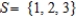 <strong>Let be a sample space associated with an experiment. How many subsets of S contain either the number 2 or the number 1?</strong> A) 5 B) 7 C) 4 D) 6 E) 3