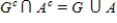 <strong>Let S be a sample space for an experiment and let G and A be events of this experiment. Show that the events and are mutually exclusive. Hint: Use De Morgan's law. </strong> A) By De Morgan's law, , so the events are mutually exclusive. B) By De Morgan's law, , so the events are mutually exclusive. C) By De Morgan's law, , so the events are mutually exclusive. D) By De Morgan's law, , so the events are mutually exclusive. E) By De Morgan's law, , so the events are not mutually exclusive.