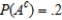 Determine whether the given events A and B are independent. , , and . Answer dependent or independent.