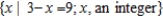 <strong>List the elements of the given set in roster notation. </strong> A) B) C) D)