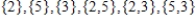 <strong>List all subsets of the set . </strong> A) B) C) D)