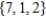 Let . Which of the following sets are equal to A? 