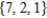 Let . Which of the following sets are equal to A? 