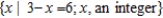 List the elements of the given set in roster notation. 