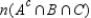 Let A, B, and C be subsets of a universal set U and suppose , , , , , , , and . Compute . 