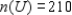 <strong>Let A and B be subsets of a universal set U and suppose , , , and . Compute . </strong> A) 80 B) 100 C) 90 D) 200 E) 150 F) 180