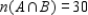 <strong>Let A and B be subsets of a universal set U and suppose , , , and . Compute . </strong> A) 80 B) 100 C) 90 D) 200 E) 150 F) 180