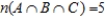 Let A, B, and C be subsets of a universal set U and suppose , , , , , , , and . Compute: __________ __________