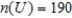 Let A and B be subsets of a universal set U and suppose , , , and . Compute: __________ __________ __________