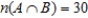 Let A and B be subsets of a universal set U and suppose , , , and . Compute: __________ __________ __________