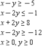 <strong>Determine graphically the solution set for the system of inequalities and indicate whether the solution set is bounded or unbounded. </strong> A) unbounded B) bounded C) unbounded