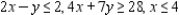 <strong>Write a system of linear inequalities that describes the shaded region. </strong> A) B) C) D)