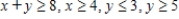 <strong>Write a system of linear inequalities that describes the shaded region. </strong> A) B) C) D)