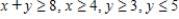 <strong>Write a system of linear inequalities that describes the shaded region. </strong> A) B) C) D)