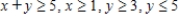 <strong>Write a system of linear inequalities that describes the shaded region. </strong> A) B) C) D)
