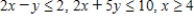 <strong>Write a system of linear inequalities that describes the shaded region. </strong> A) B) C) D)