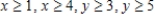 <strong>Write a system of linear inequalities that describes the shaded region. </strong> A) B) C) D)