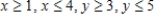 <strong>Write a system of linear inequalities that describes the shaded region. </strong> A) B) C) D)