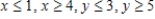 <strong>Write a system of linear inequalities that describes the shaded region. </strong> A) B) C) D)
