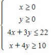 <strong>Write a system of linear inequalities that describes the shaded region. </strong> A) B) C) D) E)
