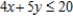 Determine whether the statement is true or false. If it is true, explain why it is true. If it is false, give an example to show why it is false. The following problem is a linear programming problem. Minimize subject to: x - y = 0