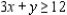 Solve the linear programming problem by the method of corners. Minimize subject to