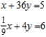 <strong>Solve the linear system of equations </strong> A) Unique solution: B) Unique solution: C) Infinitely many solutions; D) No solution