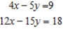 <strong>Solve the linear system of equations </strong> A) Unique solution: B) Unique solution: C) Infinitely many solutions; D) No solution