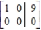 Indicate whether the matrix is in row-reduced form. Answer yes or no. 