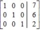 Indicate whether the matrix is in row-reduced form. Answer yes or no. 