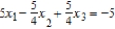 Solve the system of linear equations using the Gauss-Jordan elimination method. If there is no solution, answer none. 