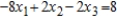 Solve the system of linear equations using the Gauss-Jordan elimination method. If there is no solution, answer none. 