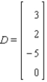 Identify the row matrix. What is its transpose?      