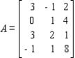 Find the sizes of A, B, C and D. A : __________ × __________ B : __________ × __________ C : __________ × __________ D : __________ × __________ ;