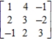 Find the inverse of the given matrix, if it exists. Verify your answer. 