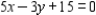 Sketch the straight line defined by the linear equation by finding the x- and y- intercepts.