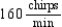 Entomologists have discovered that a linear relationship exists between the number of chirps of crickets of a certain species and the air temperature. When the temperature is   , the crickets chirp at the rate of   , and when the temperature is   , they chirp at the rate of   . Find N as a function of T and use this formula to determine the rate at which the crickets chirp when the temperature is   .