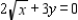 Determine whether the equation defines y as a linear function of x. If so, write it in the form y = mx + b .  