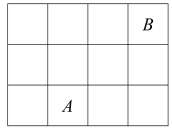 <strong>The game Doodle-Chip consists of moving a marker around a board. Once on a square, the marker can move to any other square which is adjacent (shares a side) with the square occupied. Is it possible to Place the marker on the board at position A, move to every other square once and only once, and end On square labeled B?</strong> A) Yes B) No