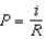 <strong>The formula that gives the relationship between the price and the yield for long-term bonds, where P is the price of the bond, R is the bond coupon, and i is the yield, is</strong> A) B) C) D) P = R \times i E) R = P + i