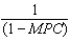 <strong>The formula for the Keynesian multiplier without net exports is</strong> A) . B) . C) . D) . E) .