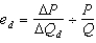 <strong>Which of the following formulas is a correct expression of the price elasticity of demand?</strong> A) B) C) D) E)
