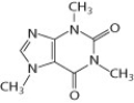 <strong>Below is a molecule of caffeine. Which of the following features are not present in a molecule of caffeine? </strong> A) a carbonyl group B) a carboxyl group C) a methyl group D) a double bond